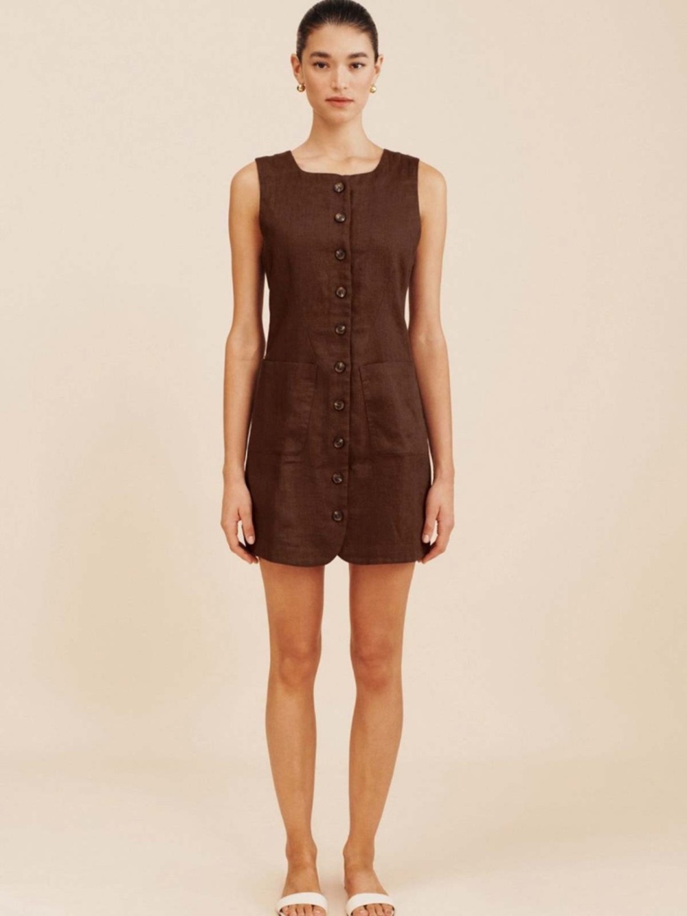 POSSE Emma Button Down Dress Size Small - Picture 1 of 8